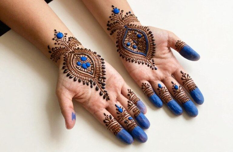 Blue Henna Tattoo Meaning: Symbolism, Styles & Design Tips