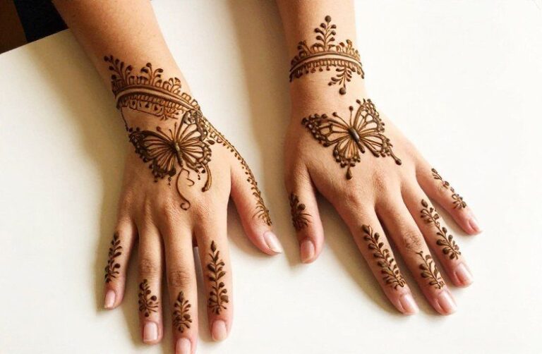 Butterfly Henna Tattoo Meaning: Transformation in Temporary Ink