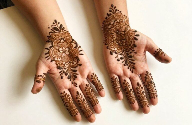 Floral Mehndi Tattoo Ideas