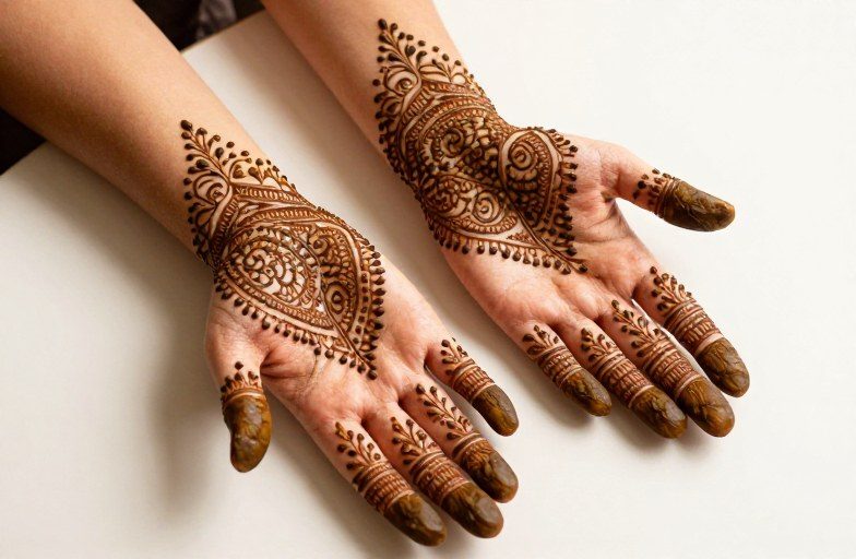 Indo-Arabic Mehndi Tattoo Ideas