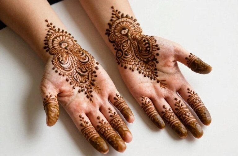 Modern Mehndi Tattoo Ideas