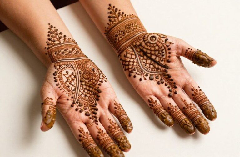 Rajasthani Mehndi Tattoo Ideas