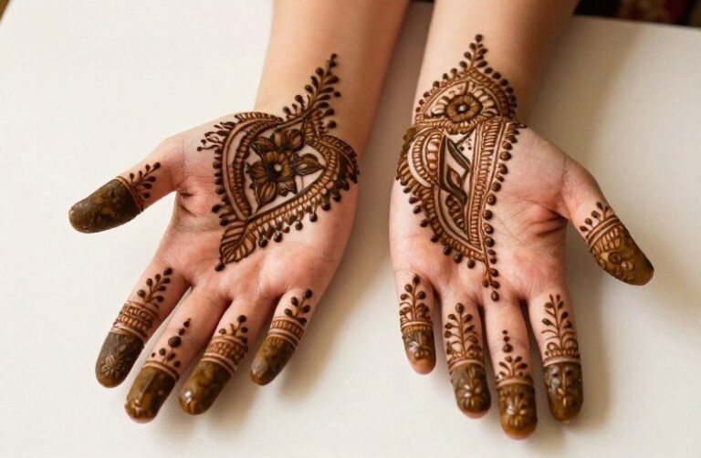 Trendy Indo-Arabic Mehndi Tattoo Ideas