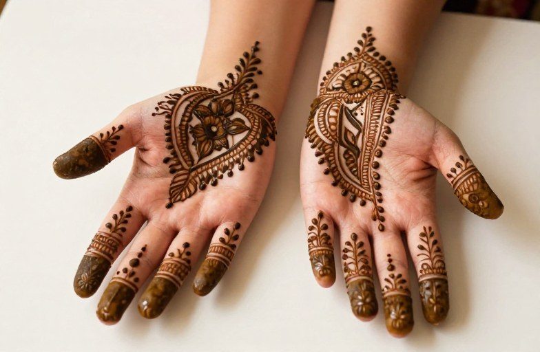 Trendy Indo-Arabic Mehndi Tattoo Ideas