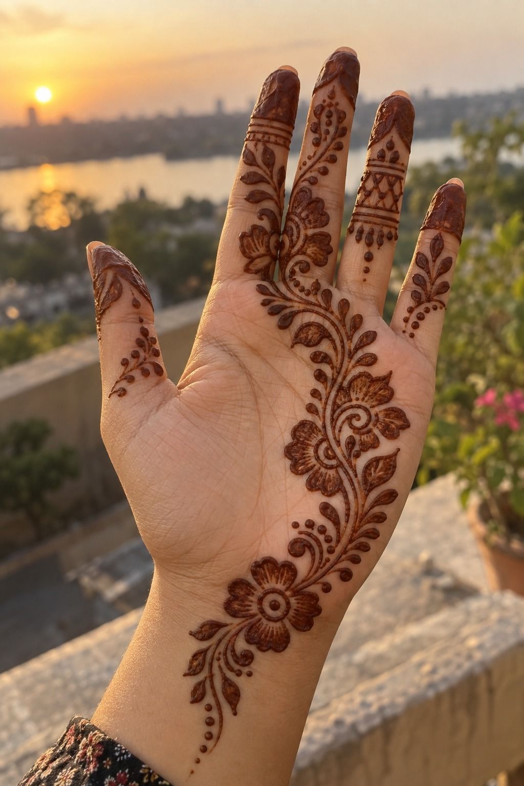 Arabic Trail or Filled Palm? Why Leave the Center Open?