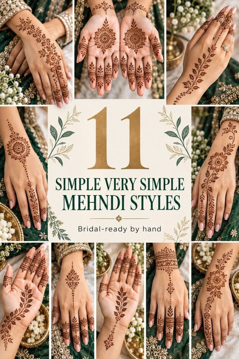 How to Create Simple Very Simple Mehndi That Heals Cleanly - 11 Ideas
