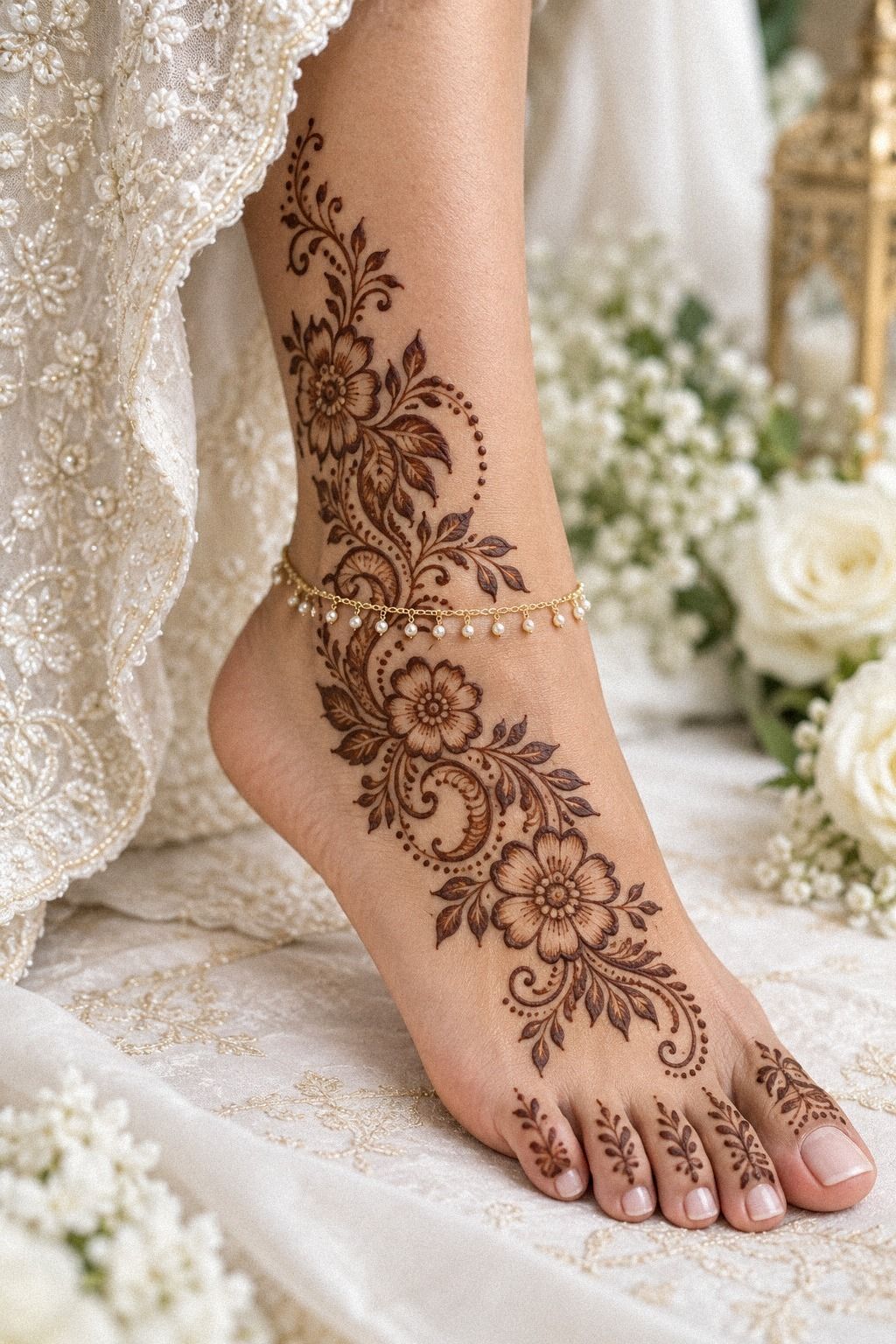 I Chose Simple Arabic Bridal Mehndi Designs