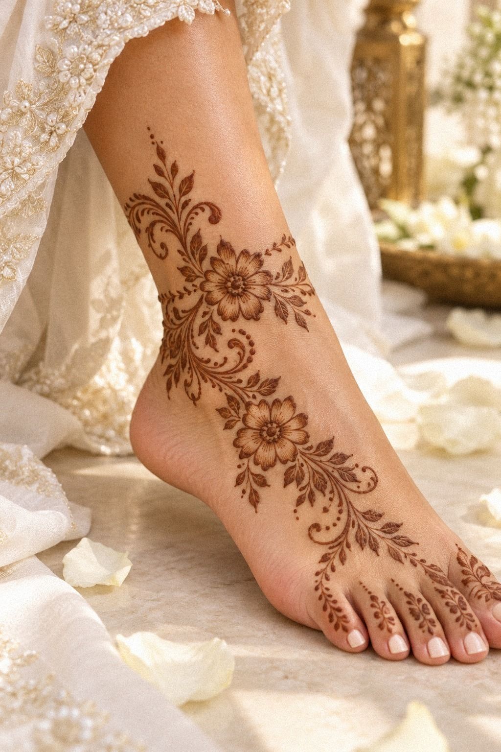 I Selected My Bridal Palm Motif