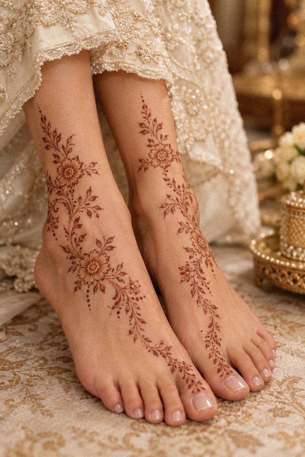 I Finalized My Arabic Bridal Mehndi Design