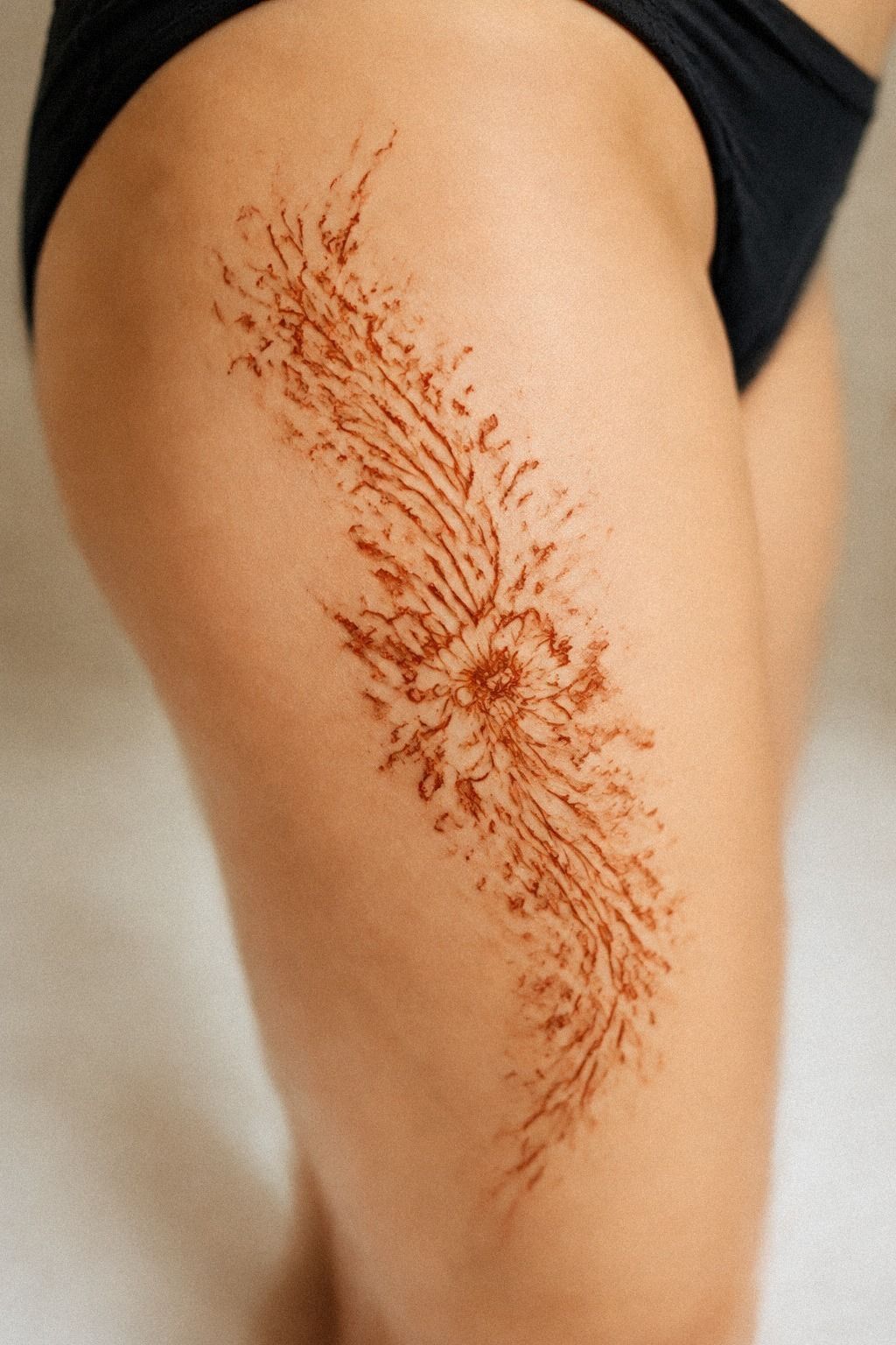 Start With a Simple Arabic Mehndi Vine