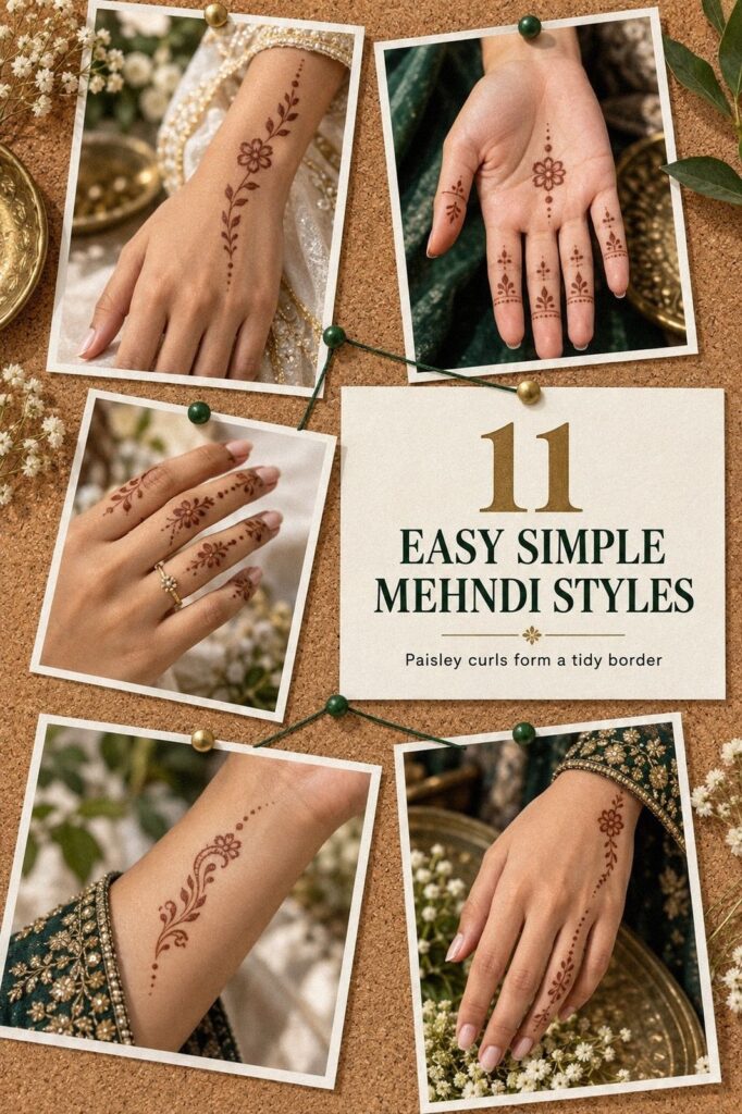 I Did Easy Simple Mehndi for My Cousin's Sangeet, Here's What Actually Worked
