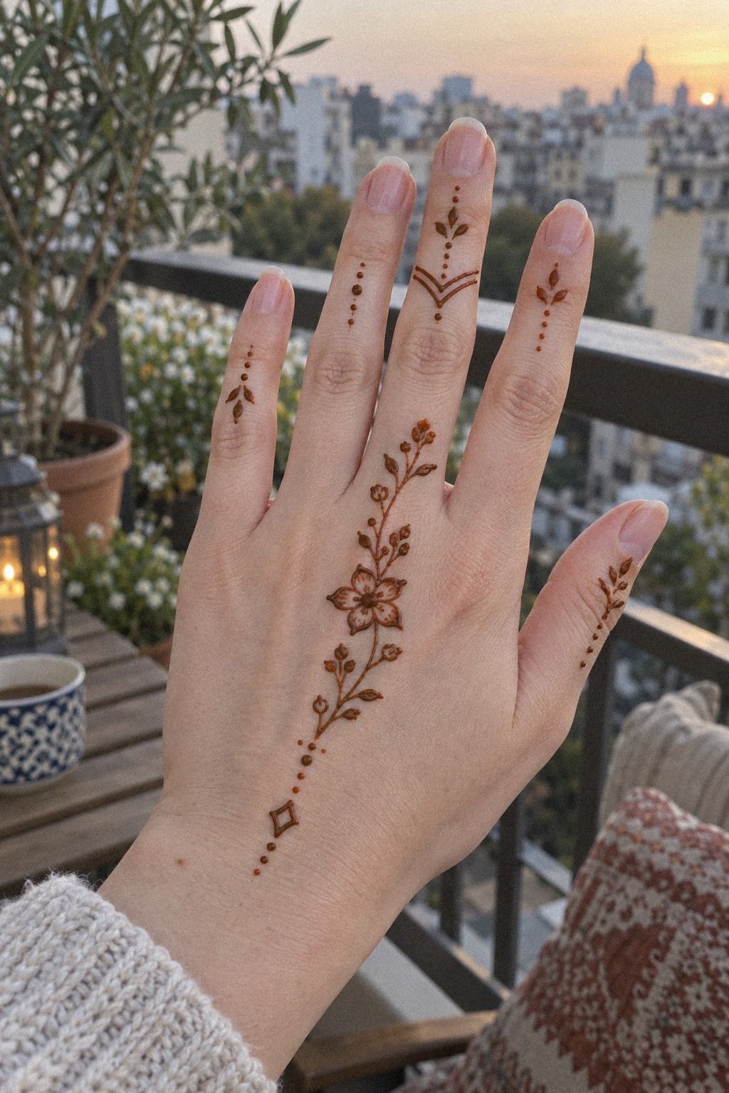 I Chose a Minimal Floral Motif