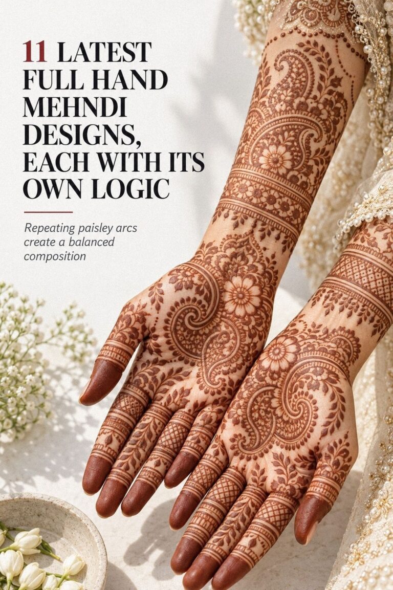 11 Latest Full Hand Mehndi Designs That Darken by Day Two