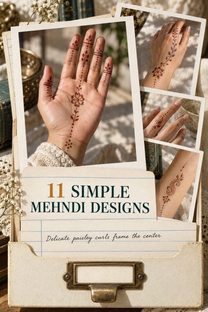 How to Time Your Latest Simple Mehndi Before Guests Arrive - 11 Ideas