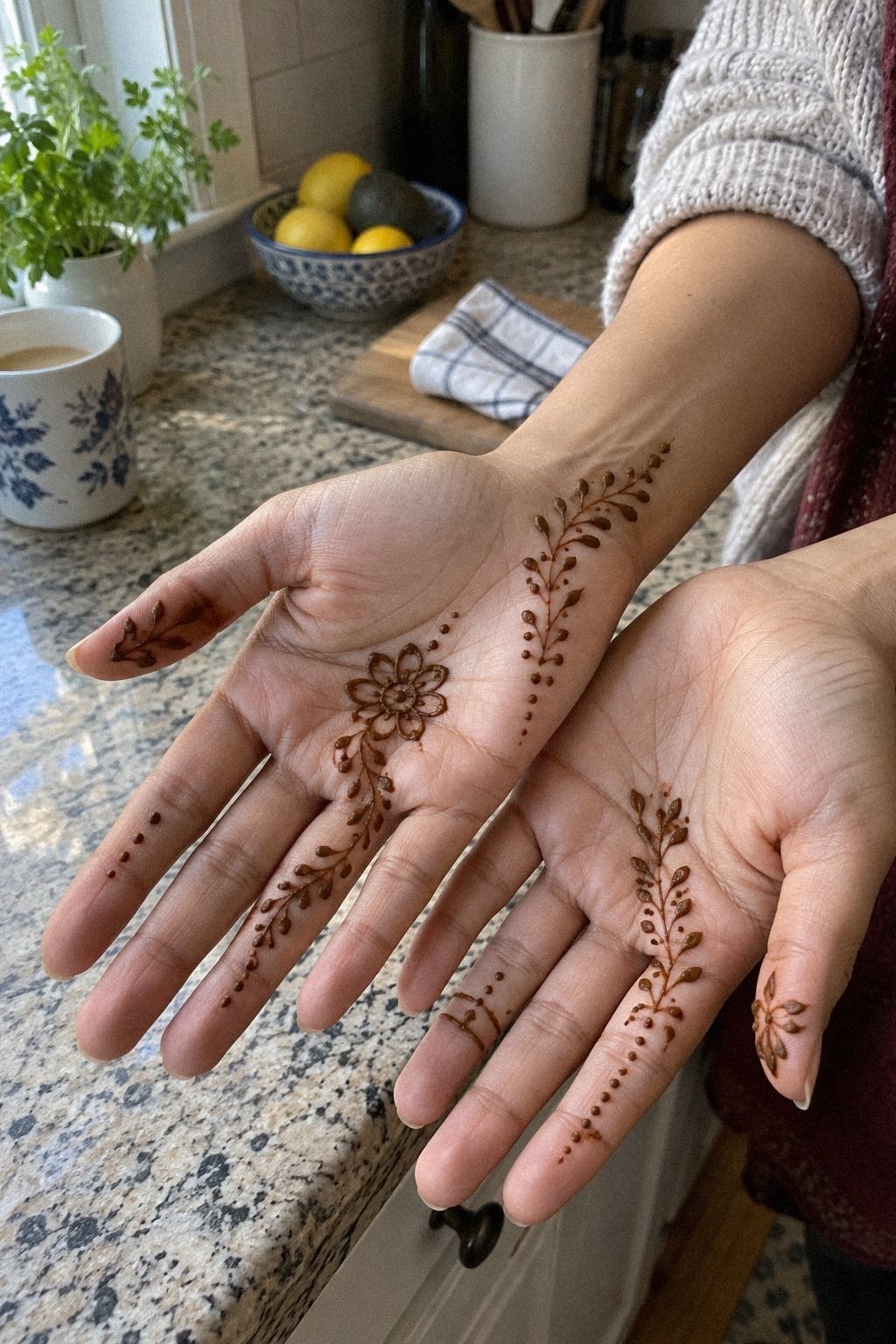Match Flowing Lines To Hand Shape