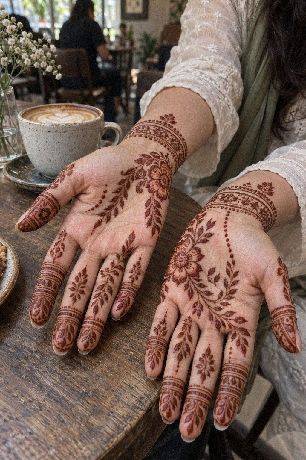 Pick Bold Arabic Mehndi For Hands: The Open Trail Method
