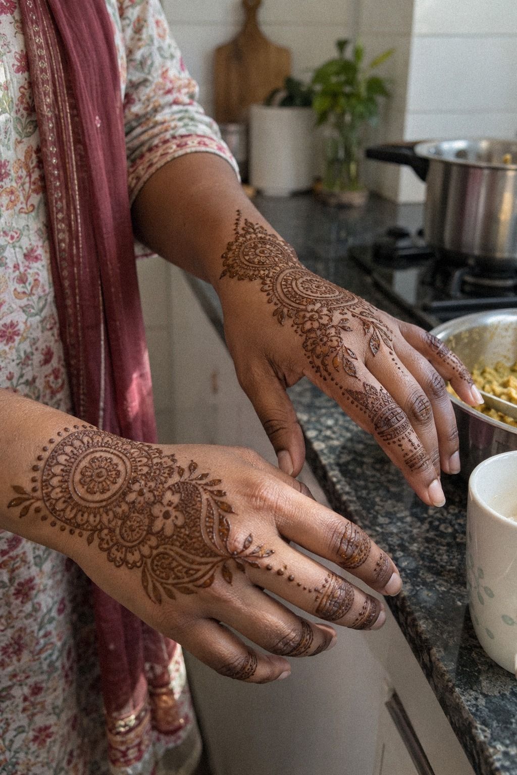 Graceful Henna Designs For Backhands